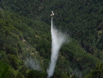 Από κεραυνό η φωτιά στη Βωβούσα