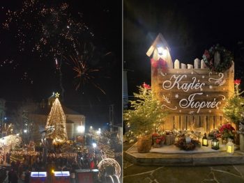 Φως στην πλατεία, πυροτεχνήματα στον ουρανό