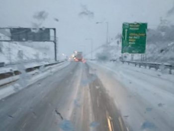 Κανονικά η κυκλοφορία των φορτηγών στην Εγνατία