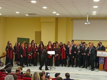 Η Χορωδία Πρέβεζας «Αρμονία» στην τελετή έναρξης της 5ης Διημερίδας Επείγουσας και Εντατικής Νοσηλευτικής