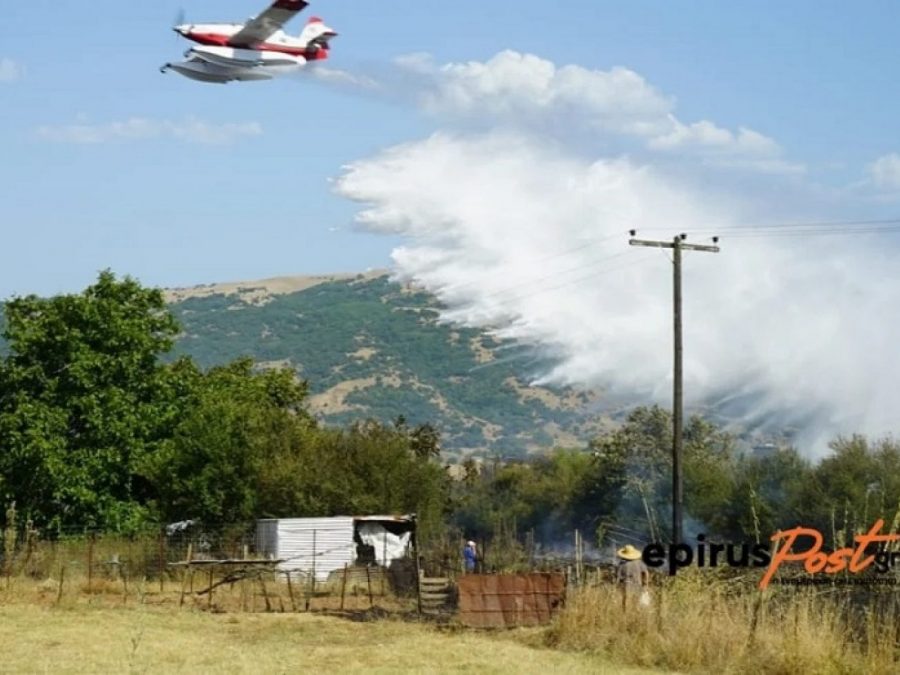 Πυρκαγιά στην Πεδινή Ιωαννίνων: Οι τρεις κρίσιμες ώρες που απέτρεψαν την καταστροφή
