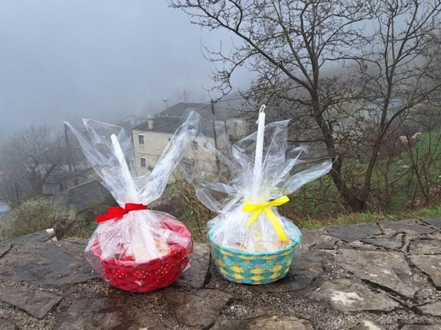 Πασχαλινά καλάθια και τρόφιμα σε ωφελούμενους του «Βοήθεια στο Σπίτι»