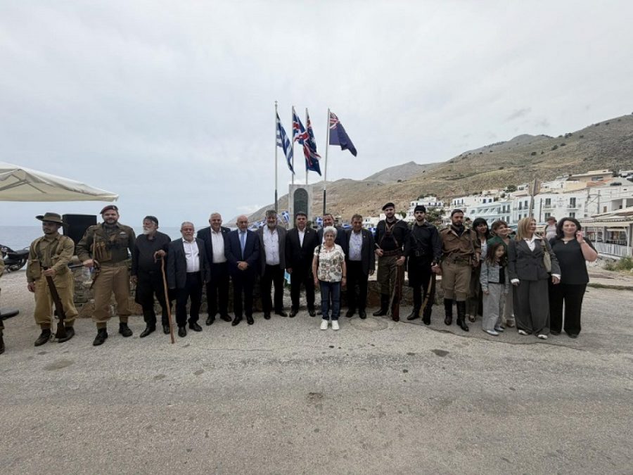 Ιστορικοί δεσμοί και ελάχιστος φόρος τιμής: Ο Δήμαρχος Πωγωνίου στην επέτειο της Μάχης της Κρήτης στα Σφακιά