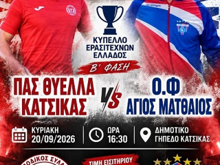 Θύελλα Κατσικάς: "Όλοι μαζί για την πρόκριση" 