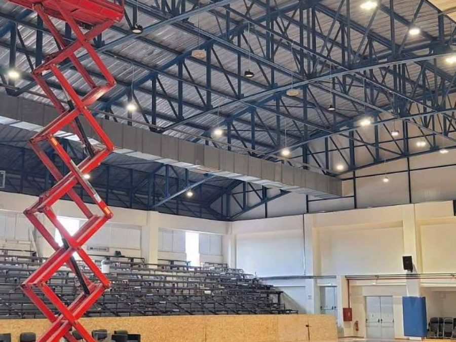 Νέος φωτισμός στο Κλειστό Γυμναστήριο «Σιδέρης Καραδήμας»