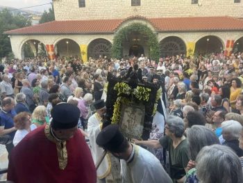 Πλήθος κόσμου στον εορτασμό της Αγίας Μαρίνας στα Ιωάννινα