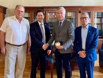 Συνάντηση για συνεργασία της Ελληνικής Ολυμπιακής Επιτροπής με το Εθνικό και Καποδιστριακό Πανεπιστήμιο Αθηνών 