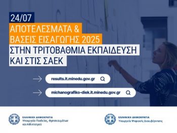 Ανακοινώθηκαν οι βάσεις εισαγωγής στα ΑΕΙ 