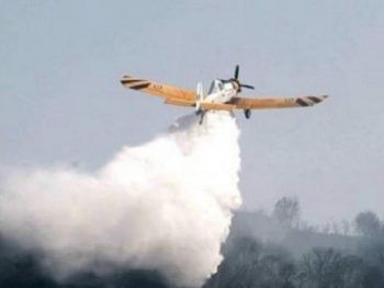 Κερασοχώρι Φιλιατών: Εναέριες και επίγειες δυνάμεις για δασική πυρκαγιά
