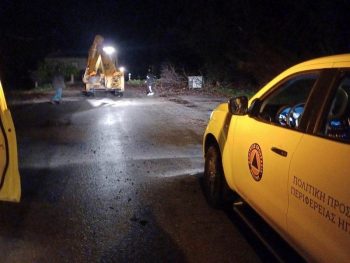 Περιορισμένα τα προβλήματα παρά την έντονη κακοκαιρία που έπληξε την Π.Ε Πρέβεζας