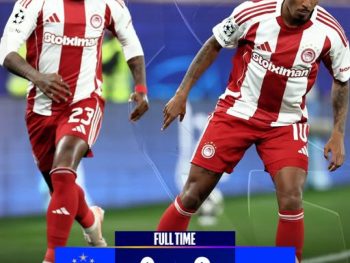 Δυσκολεύει η πρόκριση για τον Ολυμπιακό