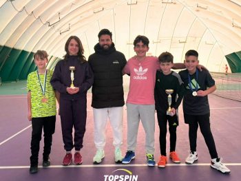 Πέντε συμμετοχές και ισάριθμα μετάλλια για το Topspin Epirus Tennis Center