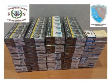 Είχε φορτίο με λαθραία τσιγάρα 