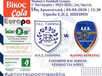 Με το Κανόνι εντός οι γυναίκες του ΠΑΣ Γιάννιβα WFT