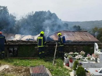 Στις φλόγες το οστεοφυλάκιο στο Ελληνικό