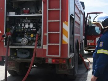 Φωτιά σε φορτηγό κινητοποίησε την Πυροσβεστική