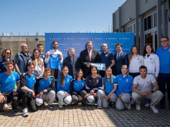 Αυτοψία στα έργα στο Ολυμπιακό Κωπηλατοδρόμιο του Σχοινιά από την Alpha Bank και την ΕΟΕ