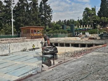 Με εντατικούς ρυθμούς συνεχίζονται από την ΕΟΕ οι εργασίες στο Ολυμπιακό Κολυμβητήριο