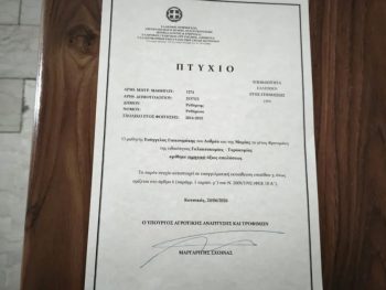 Χρέος τιμής στον Βαγγέλη Γιακουμάκη: Παραδόθηκε το τιμητικό πτυχίο στη Γαλακτοκομική Σχολή