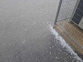 Μπουρίνια και έντονη χαλαζόπτωση στο λεκανοπέδιο Ιωαννίνων