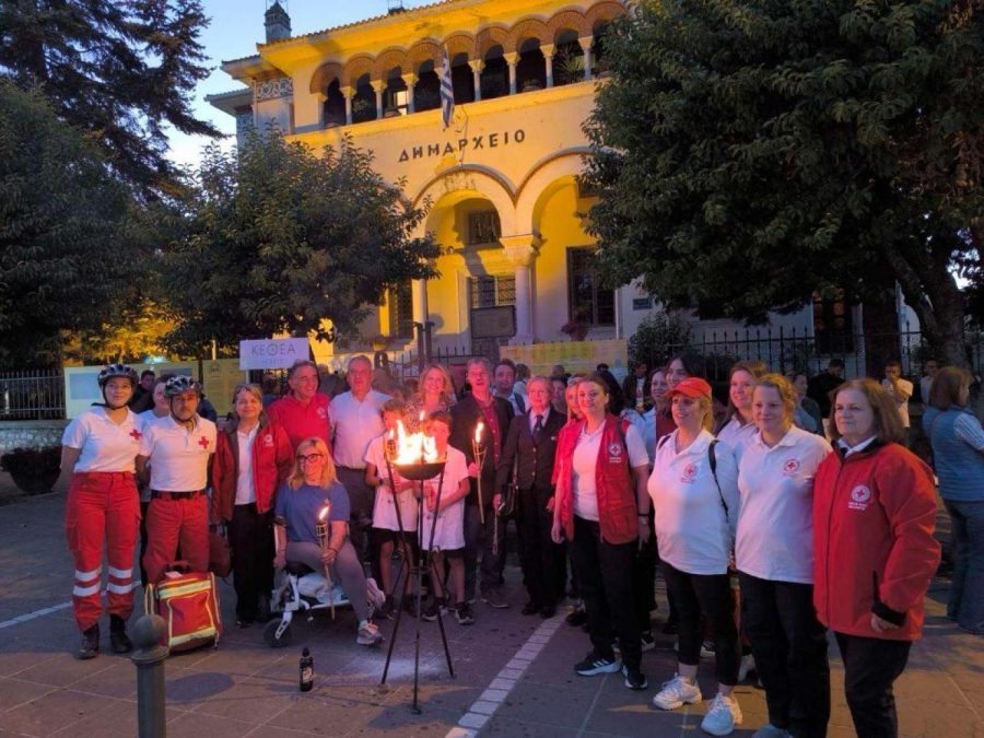 Στα Γιάννενα έκανε στάση η φλόγα των εθελοντών αιμοδοτών