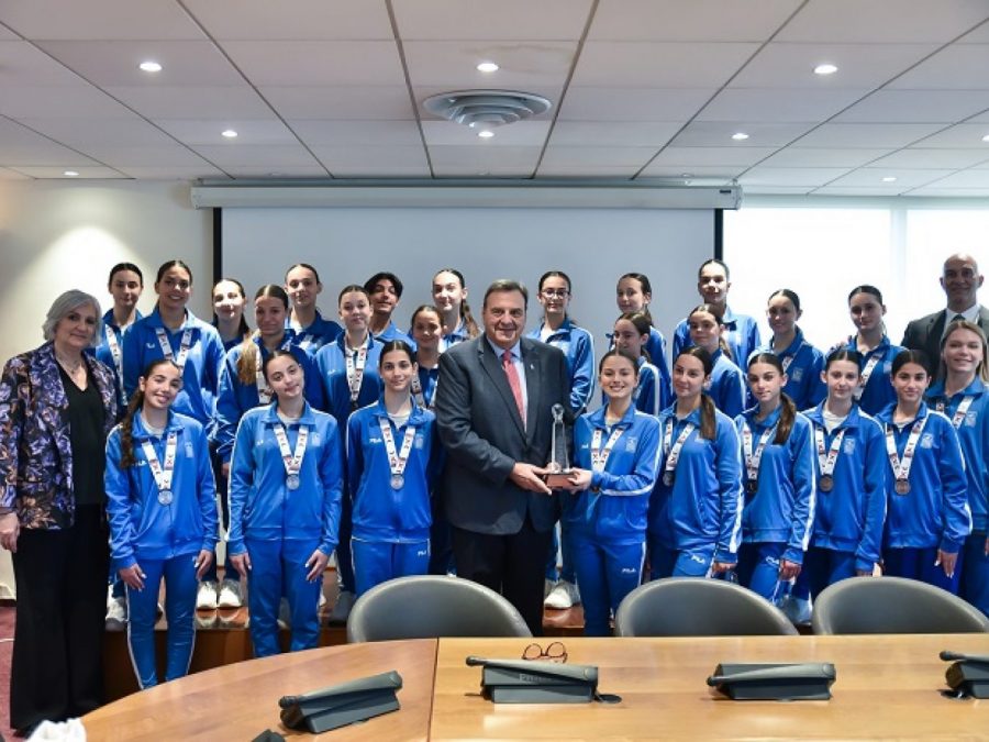 Θερμή Υποδοχή της Εθνικής Ομάδας Cheerleading Youth Pom από τον Πρόεδρο της Ελληνικής Ολυμπιακής Επιτροπής