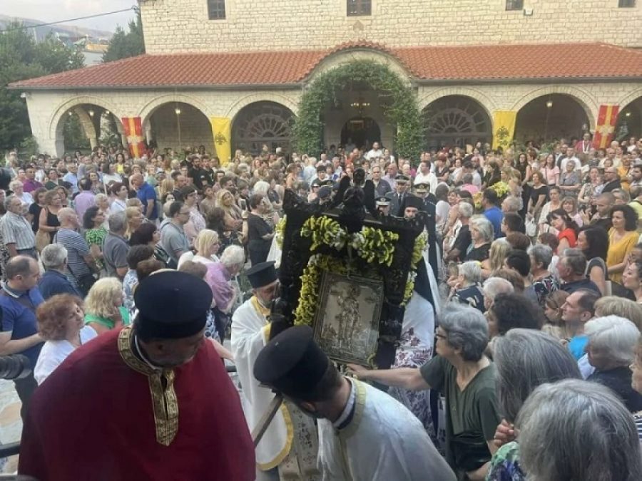 Πλήθος κόσμου στον εορτασμό της Αγίας Μαρίνας στα Ιωάννινα