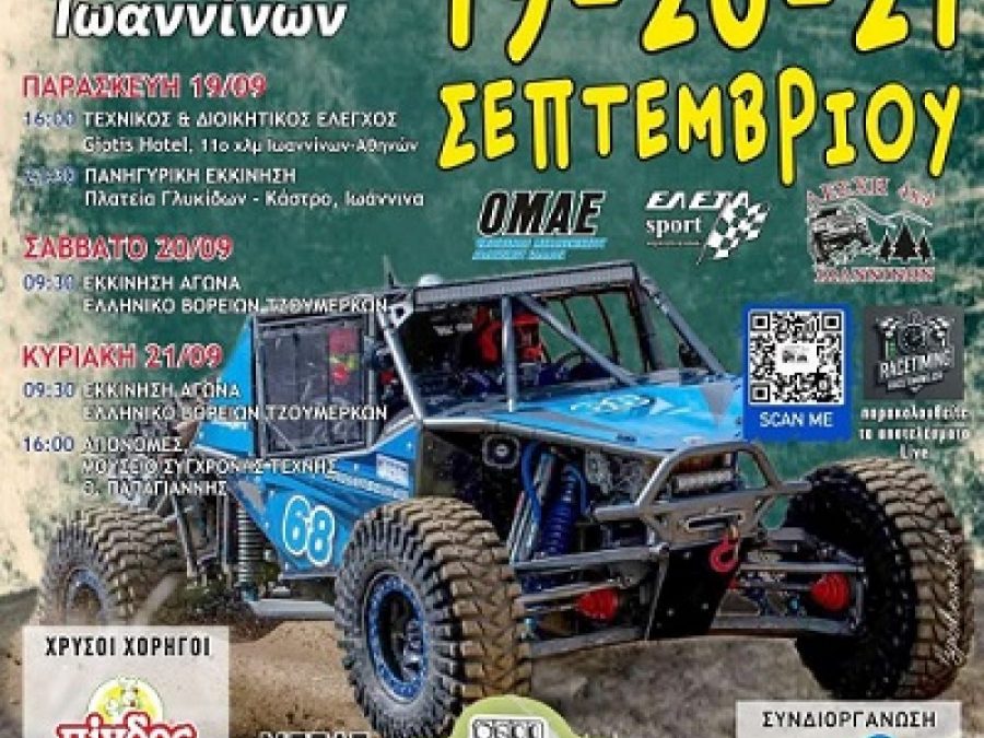 Με 28 συμμετοχές το 5ο Mega Four 4X4 Ioanninon «Βασίλης Παππάς»