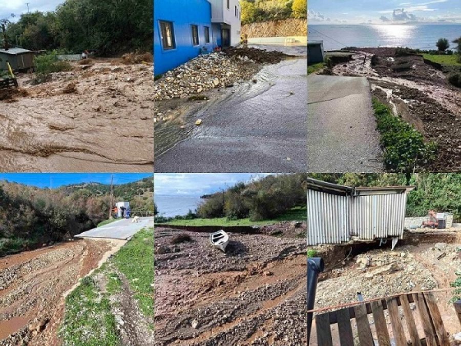 Η Λωρίδα Σαγιάδας πνίγηκε στα λασπόνερα