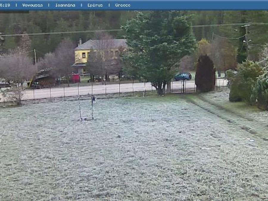 Έπεσε στους  -2 °C ο υδράργυρος στη Βωβούσα 