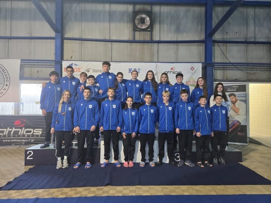 Συγκομιδή 33 μεταλλίων για τον ΠΑΣ Γιάννινα στο 3ο International Finswimming Christmas Cup Ioannina 2025