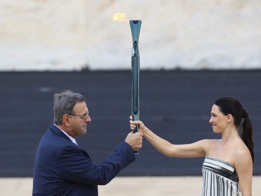 Η Ολυμπιακή Φλόγα ξεκίνησε από το Παναθηναϊκό Στάδιο το ταξίδι της για την Ιταλία