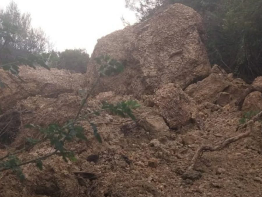 Διακοπή της κυκλοφορίας  σε επαρχιακή οδού του  Δήμου Ζηρού λόγω καταστροφών στο οδικό δίκτυο