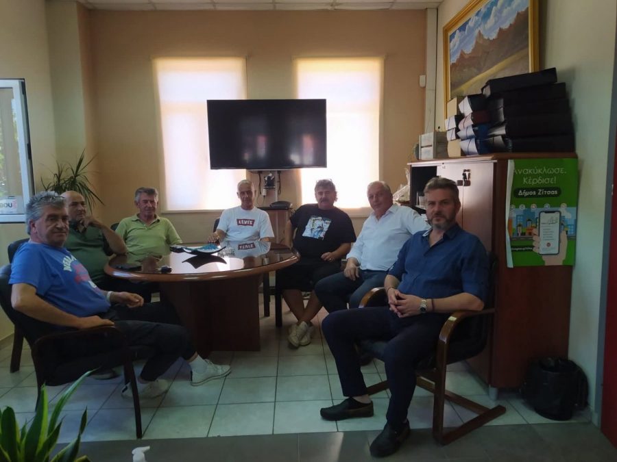 Σε εξαιρετικό κλίμα η συνάντηση της Θύελλας Ελεούσας με τη Δημοτική Αρχή Ζίτσας