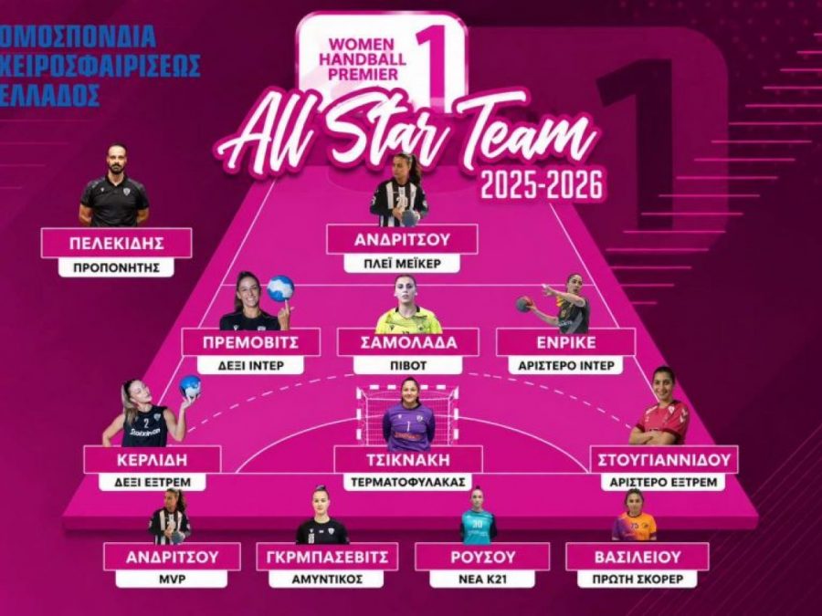 All Star Team A1 Γυναικών 2025-2026