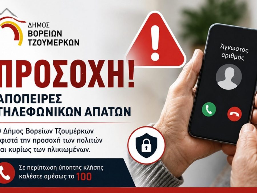 Απόπειρες τηλεφωνικής απάτης στο Ελληνικό