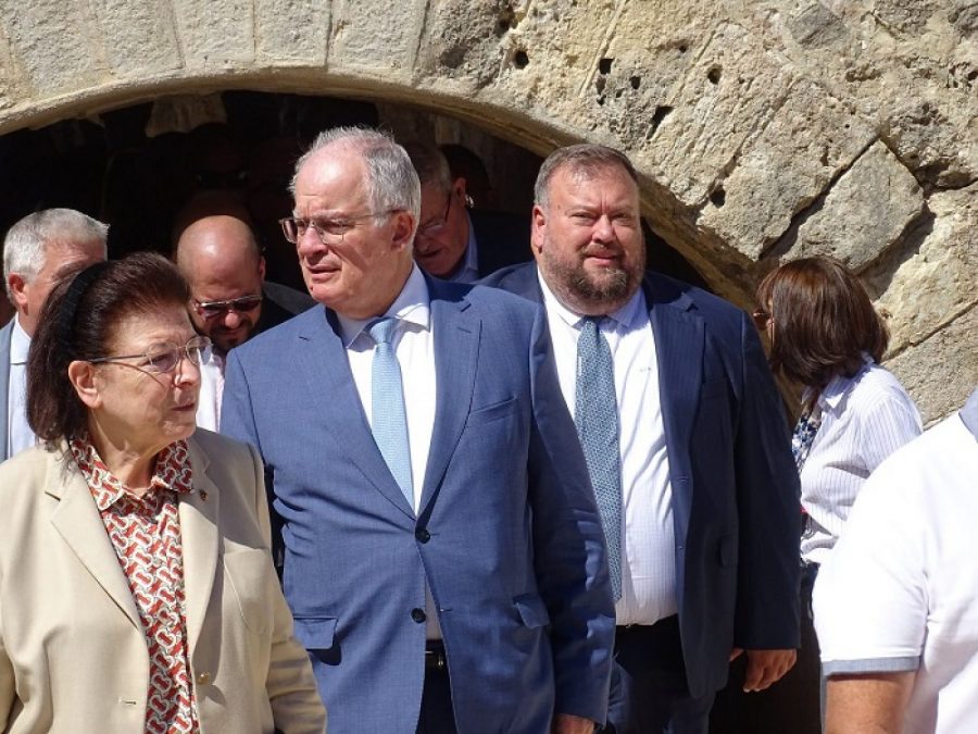 Παρουσία του Προέδρου  της Δημοκρατίας Κωνσταντίνου Τασούλα τα εγκαίνια των έργων ανάδειξης της Αρχαίας Νικόπολης