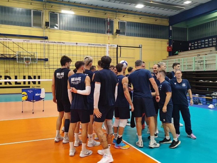Ευρωπαϊκό ανδρών 2026: Προπονήθηκε στην Μόντενα η Εθνική ανδρών